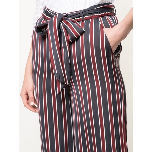 Frame Stripe Side Slit Easy Pant - Picture 3 of 11